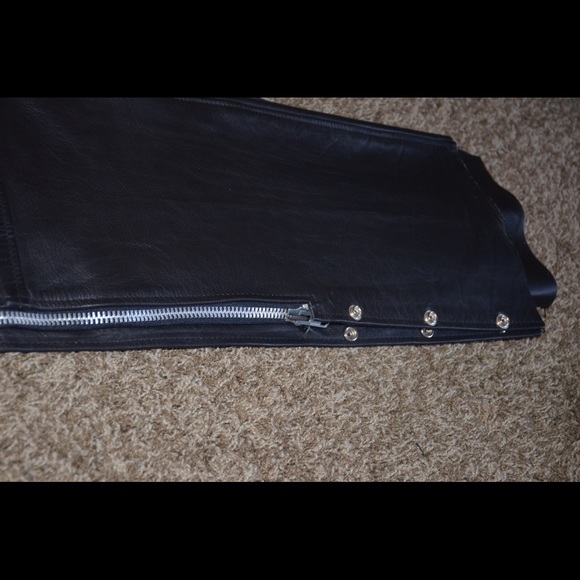 Leather riding chaps - Picture 5 of 8